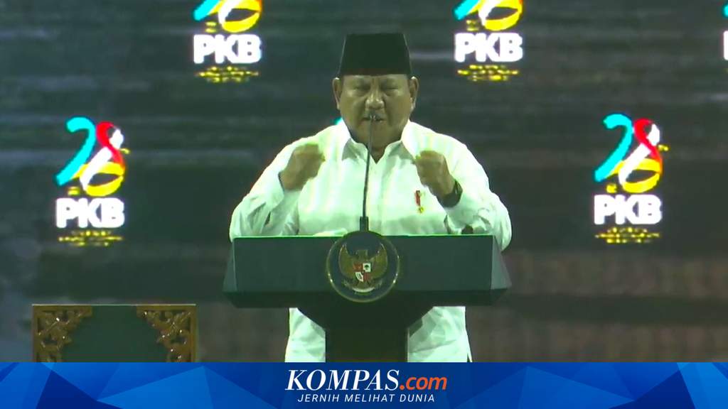 Sanjung Cara Berpolitik PKB, Prabowo: Gus Dur Mungkin Lagi Lihat dari Atas